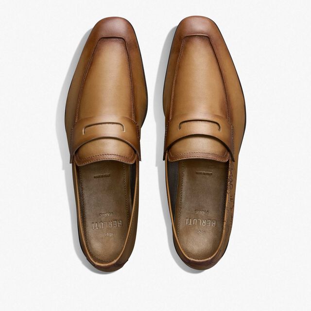 Lorenzo Scritto Kangaroo Leather Loafer, CACHEMIRE, hi-res 3