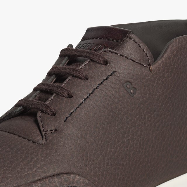 Echappee Soft Grained Calf Leather Derby, COFFEE, hi-res 7