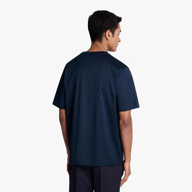 Pocket Logo T-Shirt, MARINE, hi-res 3