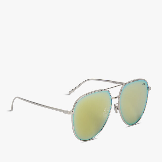 Glint Metal Sunglasses, SILVER + EXTRA GOLD, hi-res 2