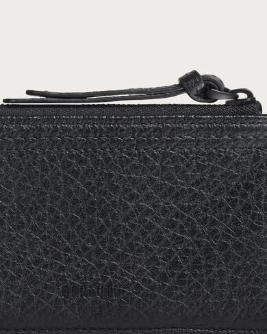 Koa Maxi Strap Zipped Card Holder, Deep Black, hi-res