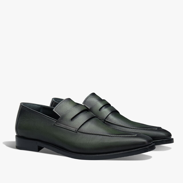 Andy Démesure Neo Flex Venezia Softy Calf Leather Loafer, NERO VERDE, hi-res 2