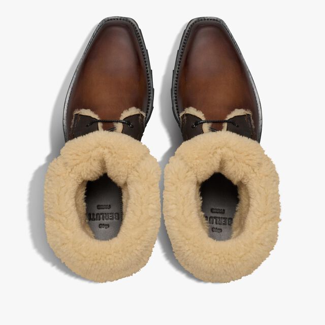 Ultima Shearling and Leather Boot, CACAO INTENSO, hi-res 4
