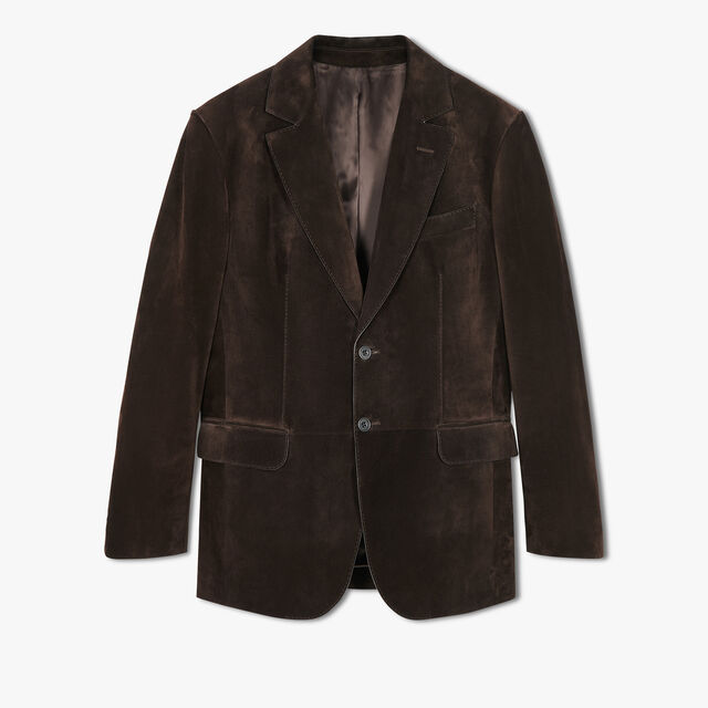 Suede Blazer, EARTH BROWN, hi-res 1