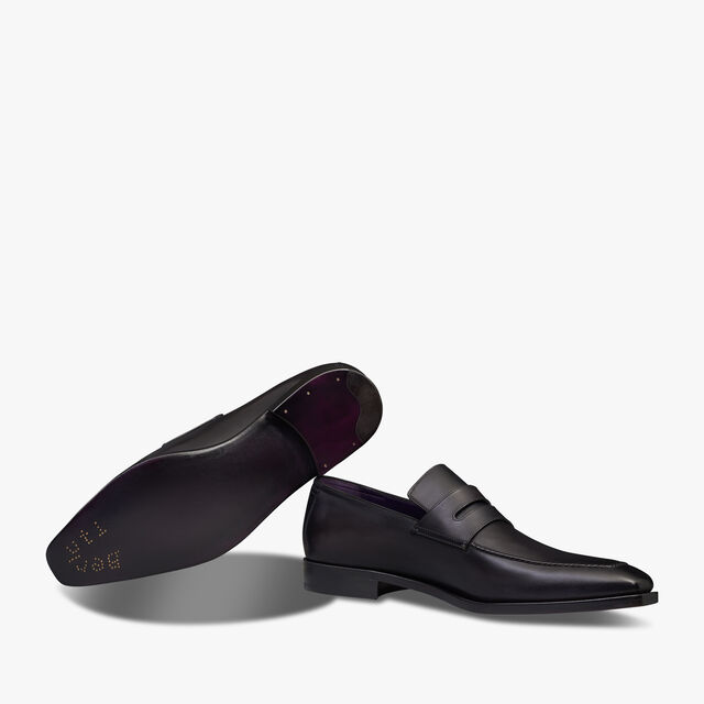 Andy Démesure Leather Loafer, NERO GRIGIO, hi-res 4