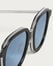 Equinox Sunglasses, Black & Grey Scritto Silver, Image 2