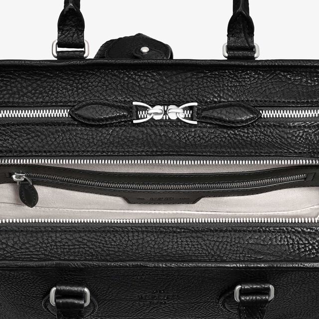 Premier Jour Leather Backpack, CARBON BLACK, hi-res 7