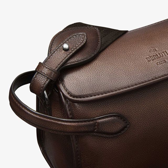 Morning On Strap Leather Messenger, SOFT BROWN, hi-res 6