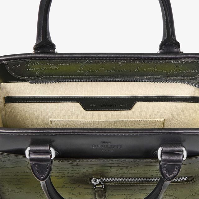 Premier Jour Cabas Gradiant Scritto Leather Tote Bag, NERO GRIGIO + NERO CAVIAR, hi-res 6