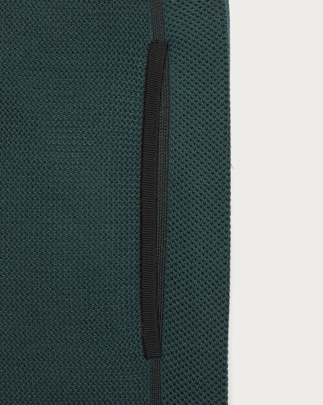 Shadow Jogpants with Leather Detail, Fir Green, hi-res