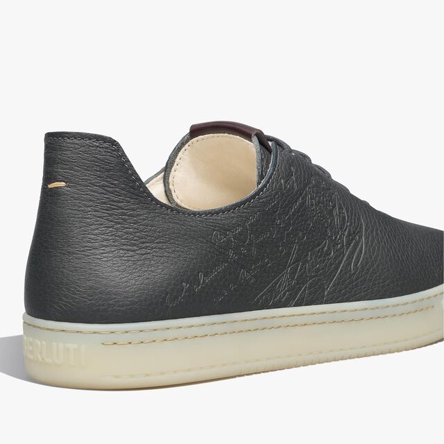 Sneaker Eden En Cuir Scritto, MYSTERIOUS GREY, hi-res 5