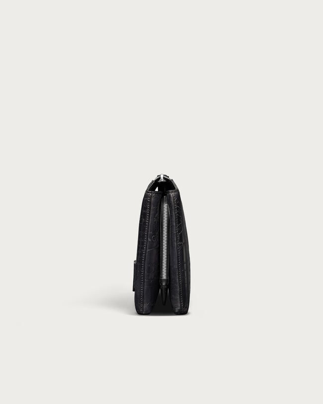 테르시오 지퍼 파우치, Nero Grigio, hi-res