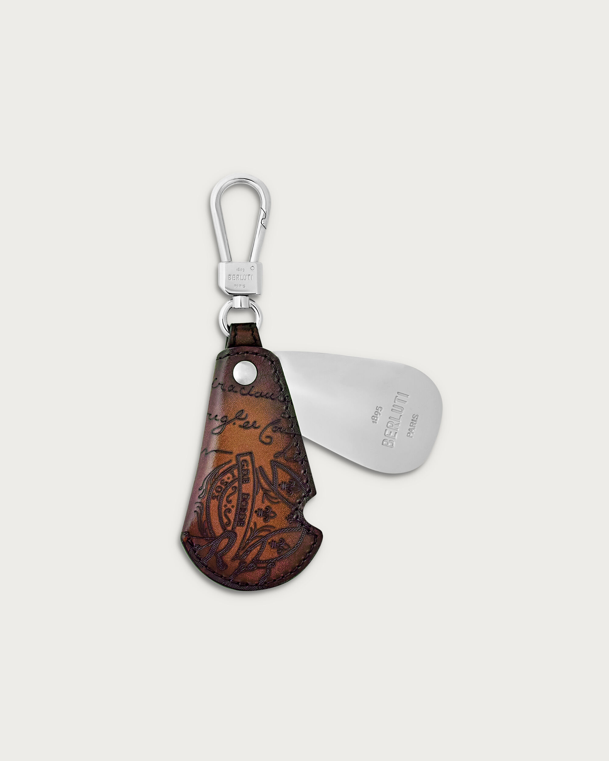 Shoehorn Key Ring, Cacao Intenso, hi-res