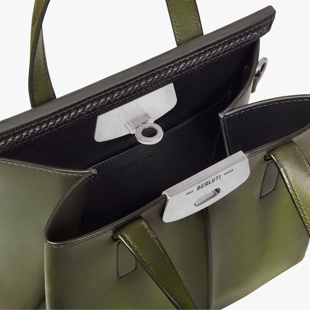 Luti 25 Messenger In Leather, NERO CAVIAR, hi-res 6