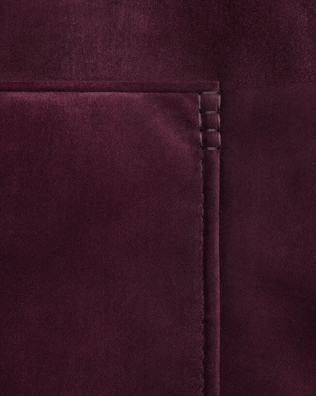 Veste Foresti&egrave;re en Cuir Patin&eacute;, Purple Grape, hi-res