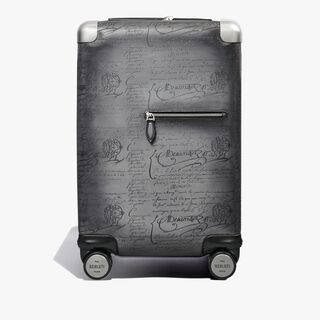 Formula 1005 Scritto Leather Rolling Suitcase, LIGHT ALUMINIO, hi-res
