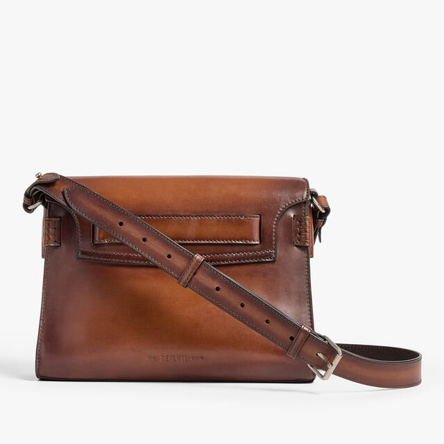 Andy Crossbody Leather Messenger, CACAO INTENSO, hi-res 3