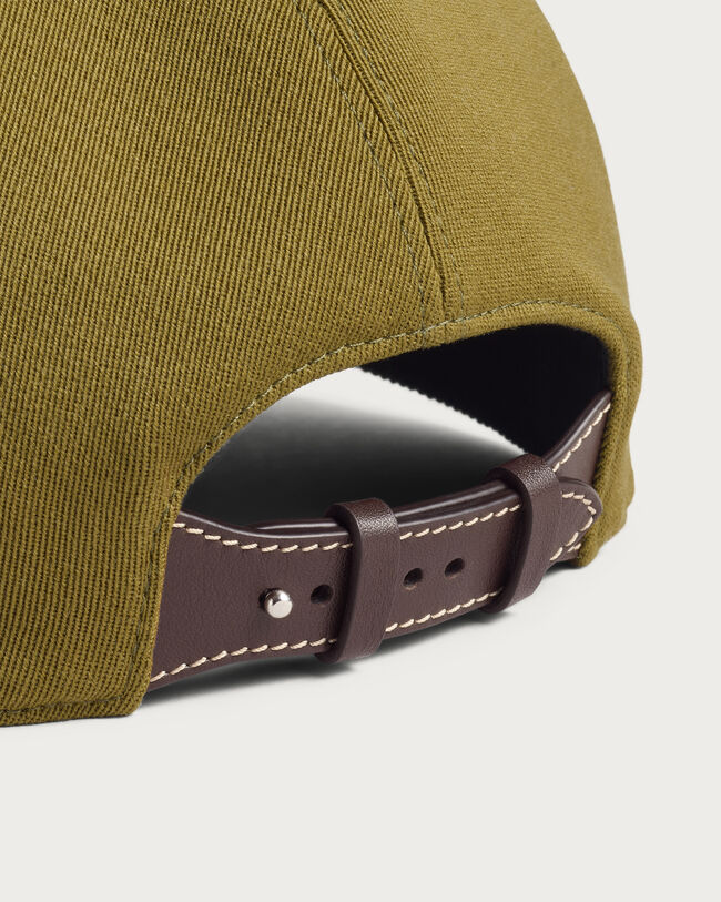 Casquette avec Visi&egrave;re en Cuir, Citrus Green, hi-res