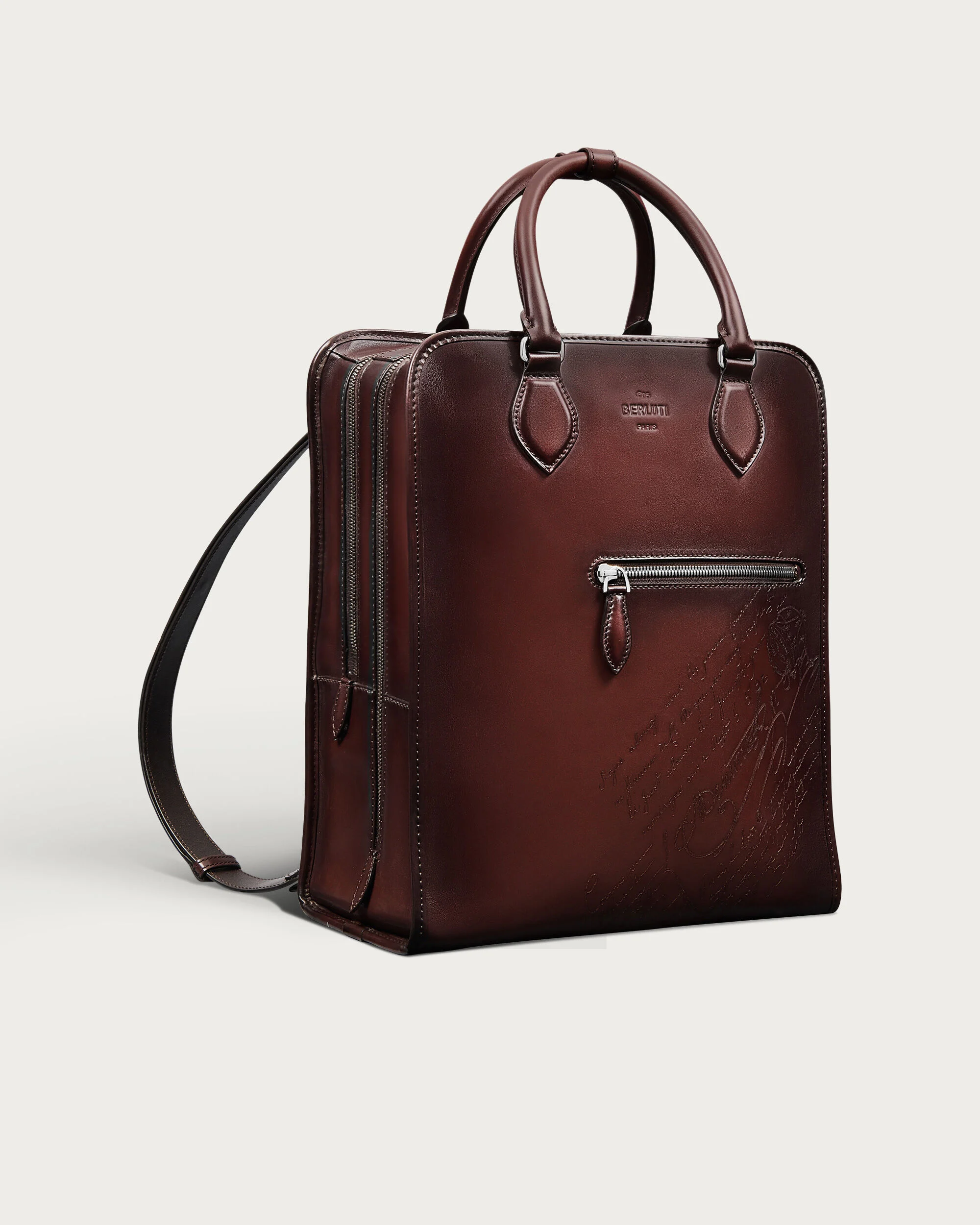 Sac &agrave; Dos Premier Jour, Legno Bruciato, hi-res