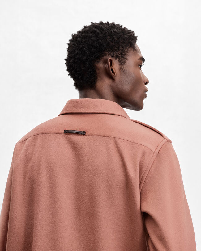 Double Face Aviator Shirt, Vintage Rose, hi-res