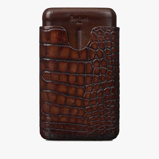 Alligator Leather Four-Cigar Case