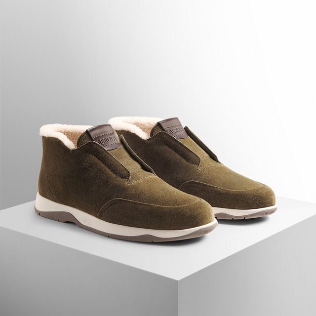 Slip-On Echappée En Veau Velours, LIGHT KAKI, hi-res 9