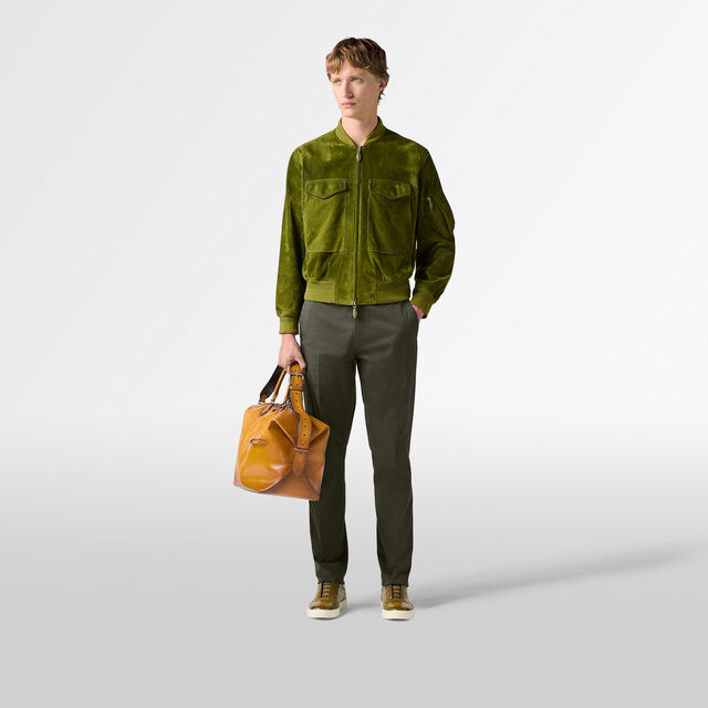 Suede Military Bombers, GRASS, hi-res 4