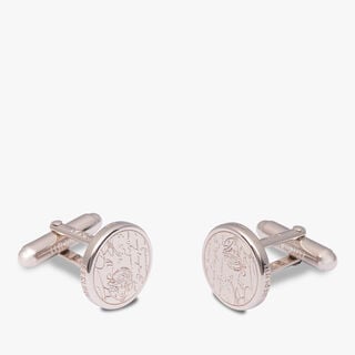 Blaser Cufflinks Scritto Metal Fancy Jewelry, PALLADIUM FINISH, hi-res