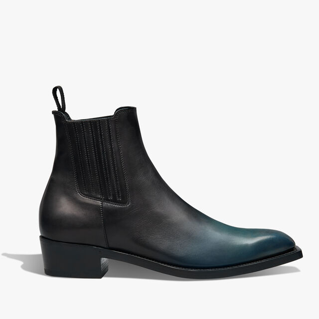 Butteri Leather Boot, NERO PETROL, hi-res 1