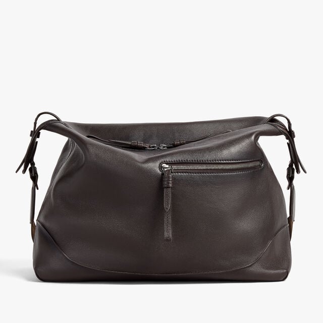 Un Jour Hobo In Leather, DARK BROWN, hi-res 1