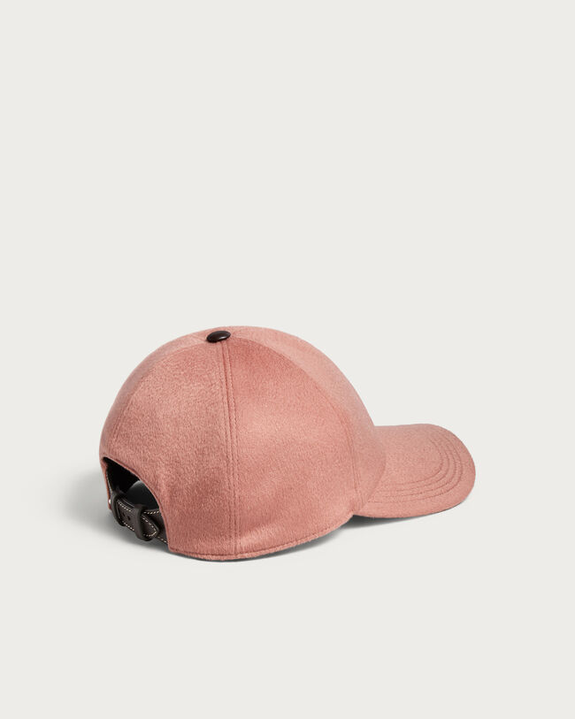 B-Thabor Embroidery  Cap with Leather Visor, Vintage Rose, hi-res