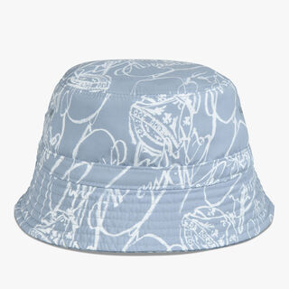Marbeuf Scritto Bucket Hat, CORNFLOWER BLUE SCRITTO, hi-res
