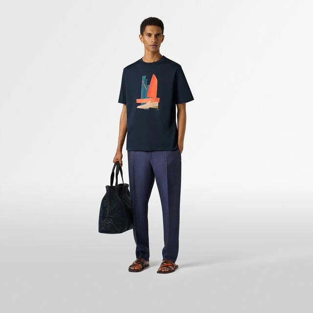 Sailboat T-shirt, MARINE, hi-res 3