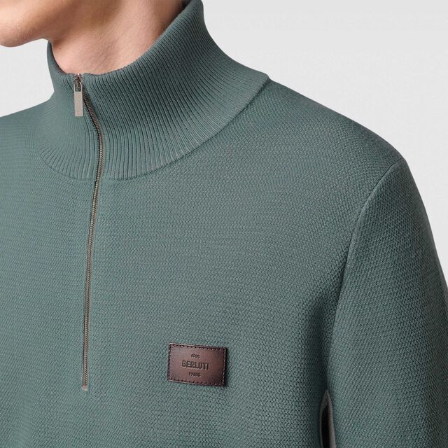 Shadow Half-Zip, PRASIN GREEN, hi-res 5