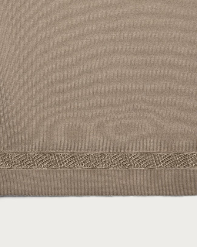 B-Thabor Embroidery Short-Sleeves Crewneck, Sepia, hi-res