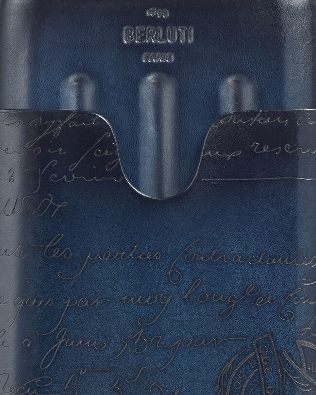 &Eacute;tui Quatre&nbsp;Cigares, Nero Blu, hi-res