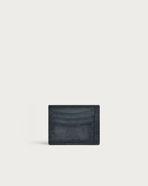 Bambou Tetris Card Holder, Blu Minerale, hi-res
