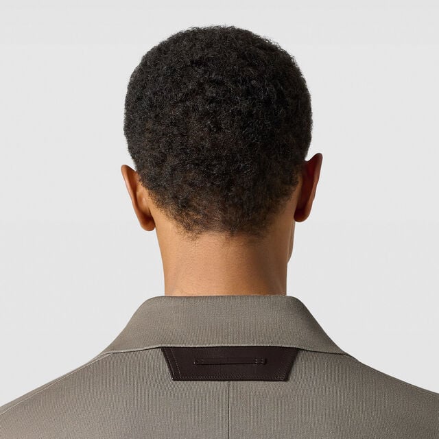 Veste en Maille Double Face
