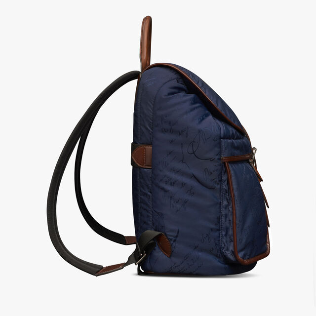 Pack Nylon Scritto Backpack, NAVY, hi-res 4