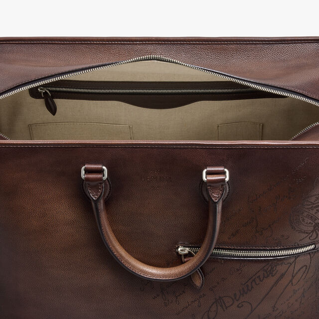 Overnight Scritto Leather Travel Bag