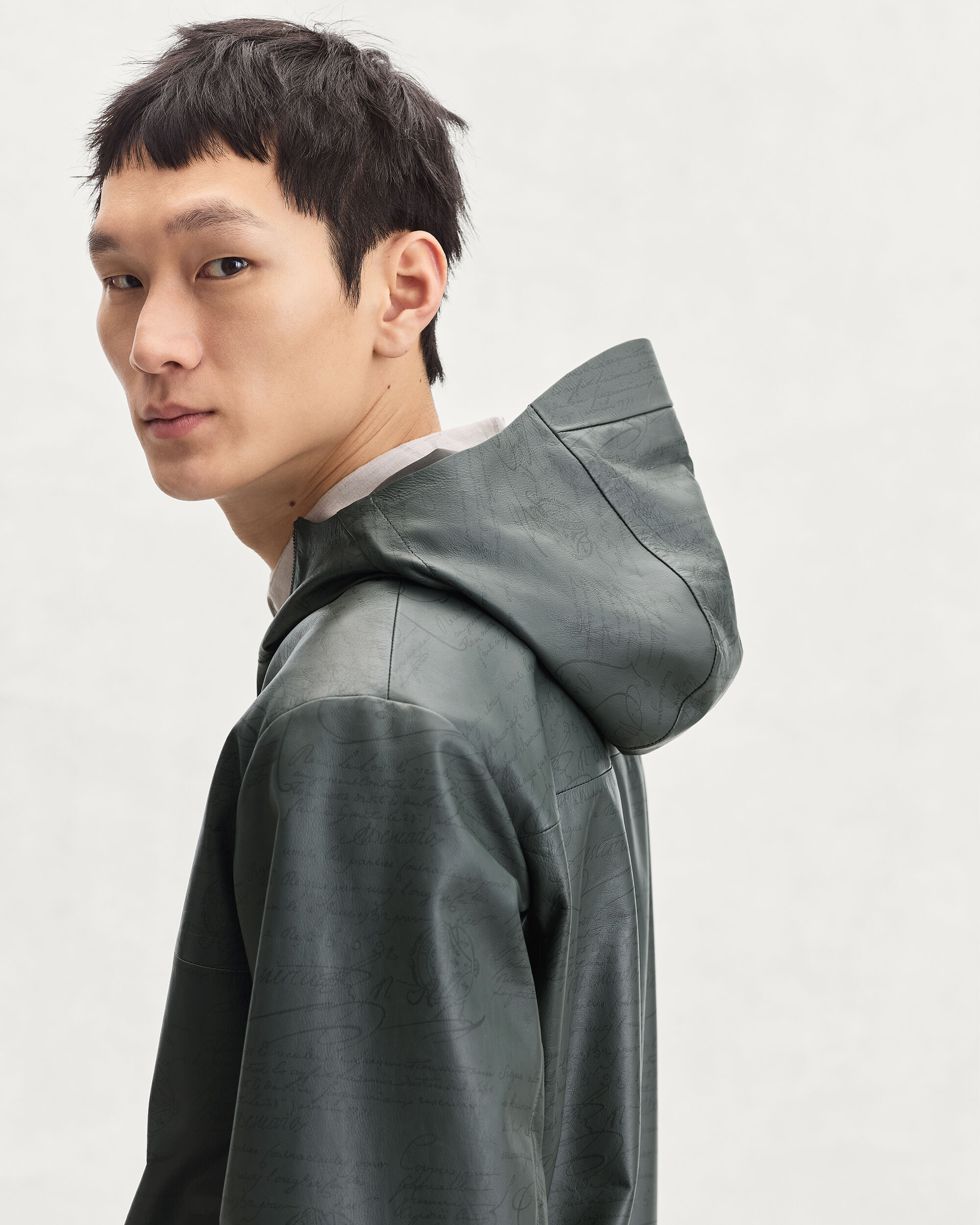 スクリットパターン フード ブルゾン | ベルルッティ JP