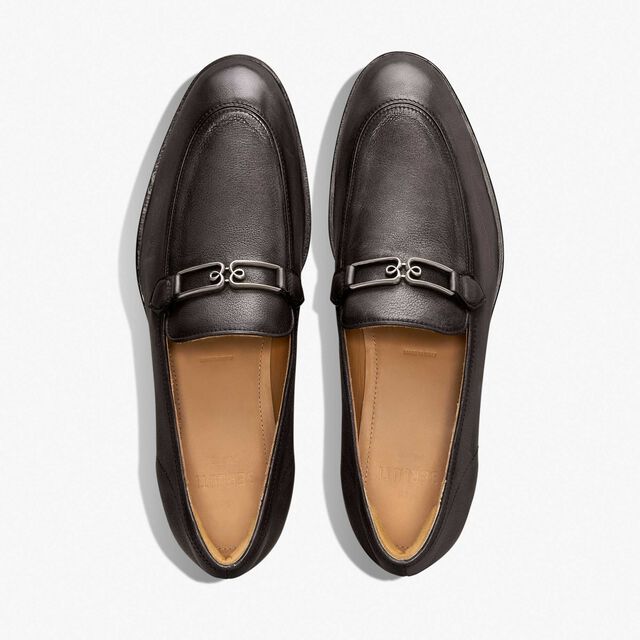 B Volute Leather Loafer, NERO, hi-res 4
