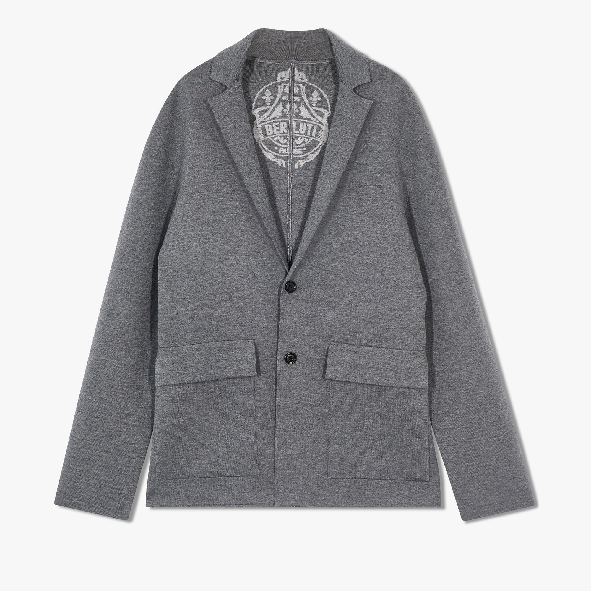 suit jacket with belt
