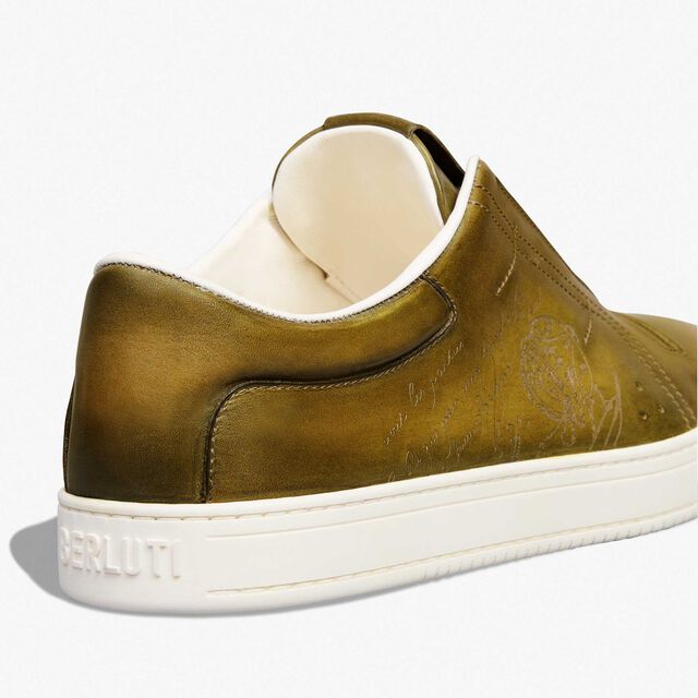Playtime Scritto Leather Slip-On, ACID GREEN, hi-res 5