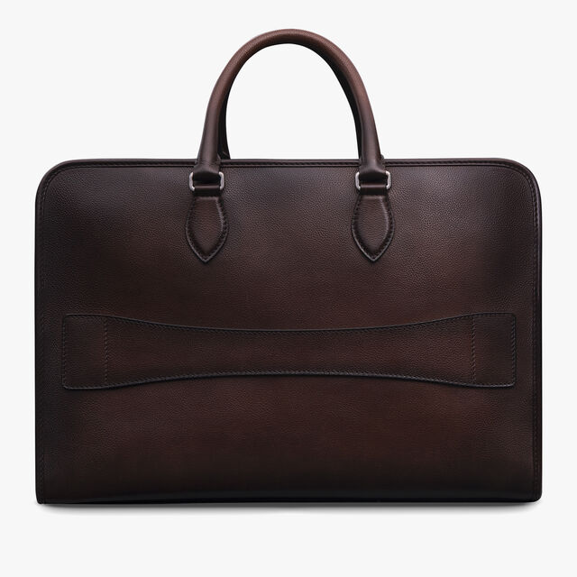 F088 Scritto Leather Briefcase, SOFT BROWN, hi-res 3