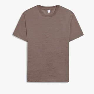 Scritto Pique T-shirt, TAUPE POWDER, hi-res