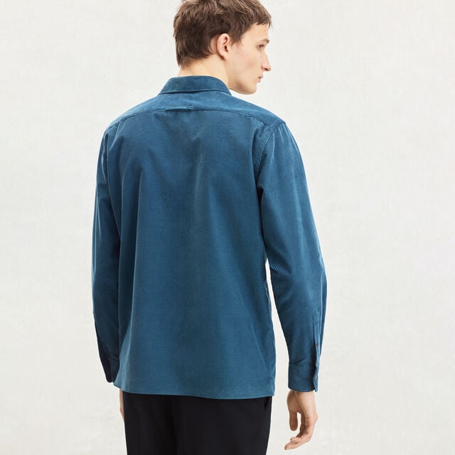 Chemise en Velours Côtelé, NILE BLUE, hi-res 3