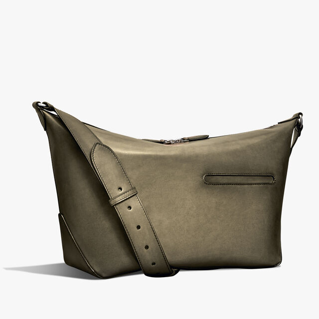Toujours Soft Zipped Hobo Leather Messenger, SANDSTORM, hi-res 2