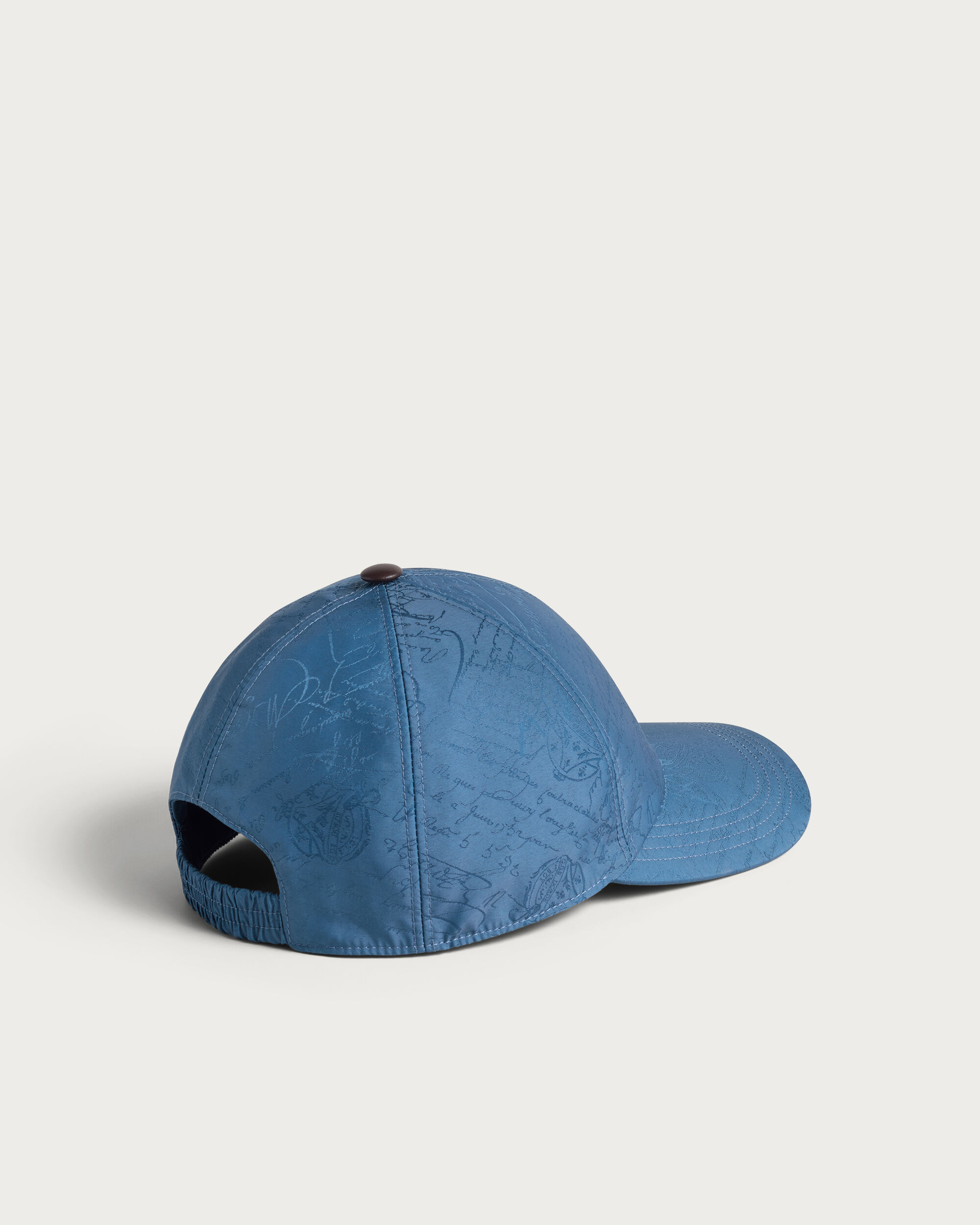 Scritto Pattern Baseball Cap, Dim Blue, hi-res