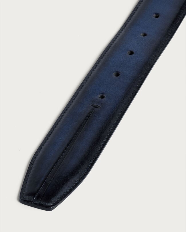 Classic Gaspard Belt, Nero Blu, hi-res